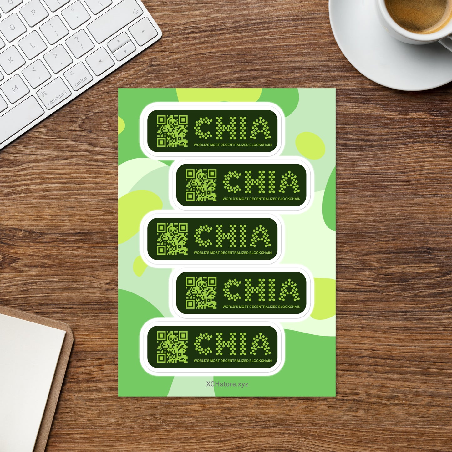 Chia QR Stickers
